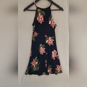 LUSH Black Floral dress NEW With Tags Size S